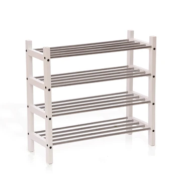 

Solid wood shoe rack multi-layer simple cabinet modern s shelf storage creative