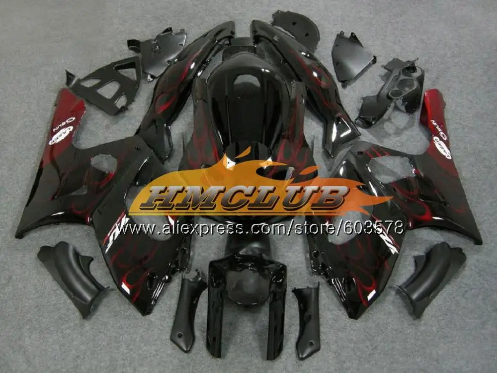 Корпус для YAMAHA Thundercat YZF 600R YZF-600R 1996 2007 52CL. 36 цвет синий, черный; большие размеры YZF600R 96 97 98 99 00 01 02 03 04 05 06 07 обтекатель - Цвет: No. 4