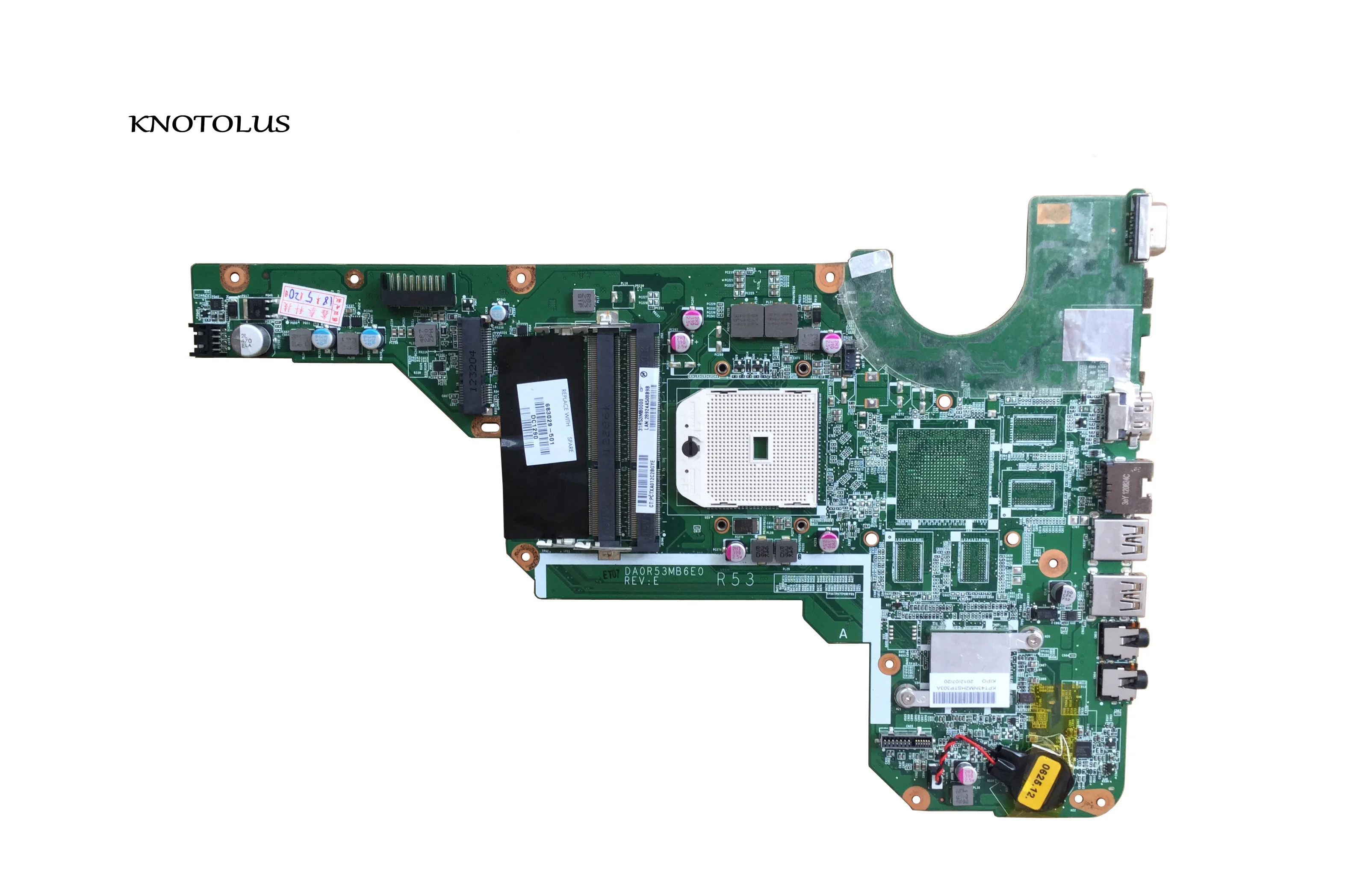 

High quality 683029-501 683029-001 for HP Pavilion G4-2000 G6 G6-2000 G7 Laptop Motherboard Mainboard DA0R53MB6E0 DA0R53MB6E1
