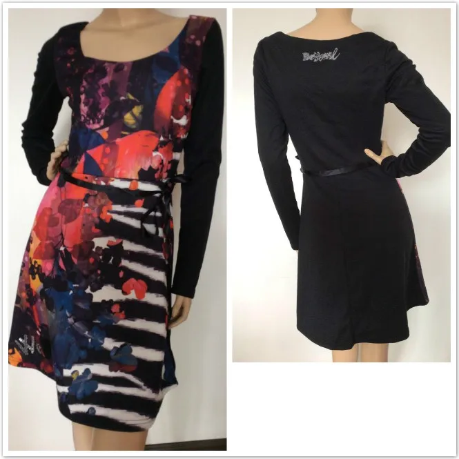 3 XS-XL Испанские демисезонные платья с длинными рукавами; различные размеры xs-xxl - Цвет: 3 XS-XL