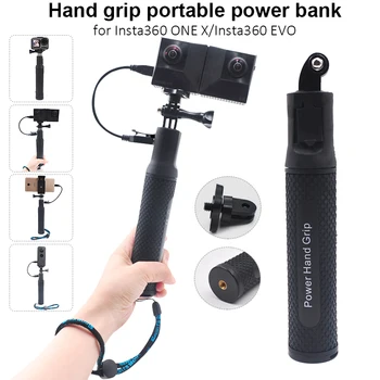 

Power bank Hand Grip For Insta360 ONE X & EVO Selfie stick Hand Gaip Charger Hub USB Output For Insta 360 Gopro 45