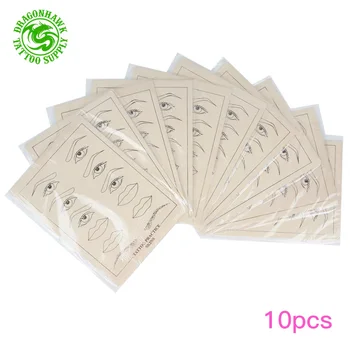 

3 PCS Tattoo Eyebrow And Lip Practice Skin For Machine Pen Supply 16x22cm