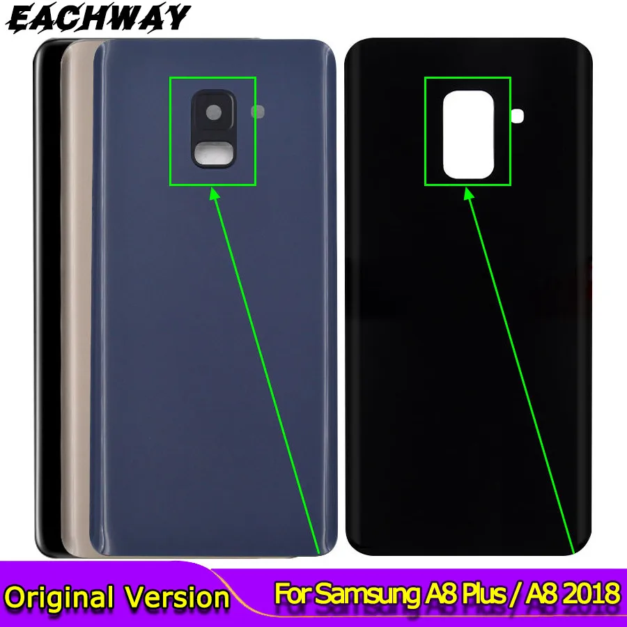 5 6 &quotдля SAMSUNG Galaxy A8 Plus / 2018 задняя крышка батарейного отсека заднее стекло A530