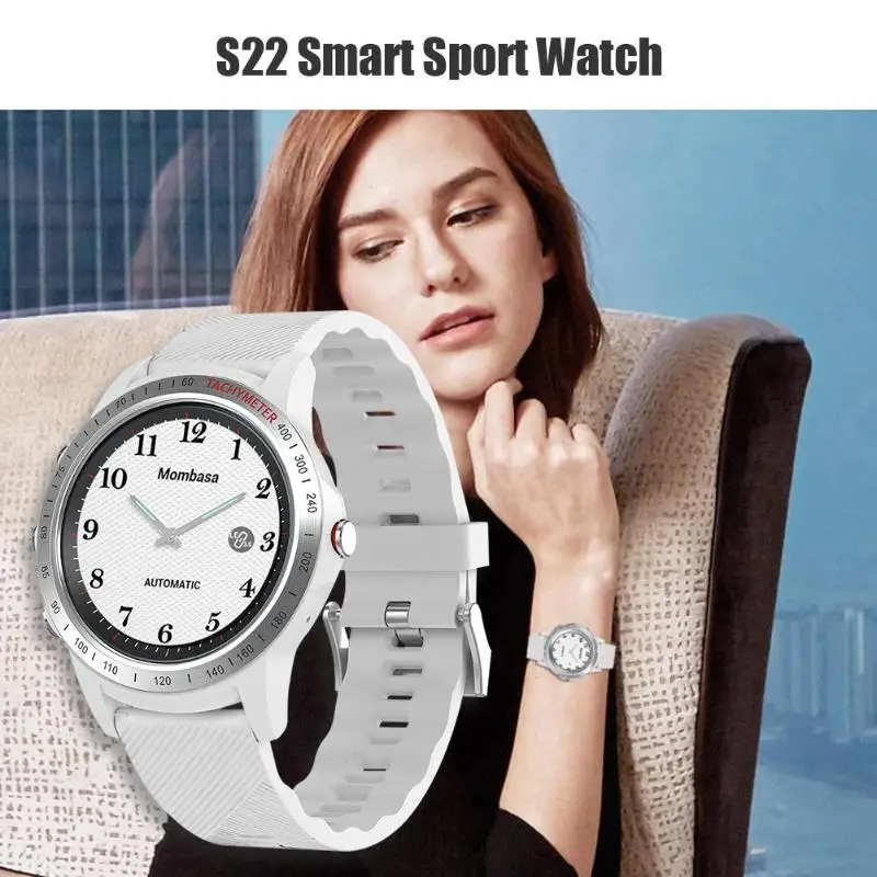 

S22 Smart Sports Watch Support BT Call 1.2-inch Perforated Full Circle Screen IP67 Waterproof Sleep Monitor Smartwatch
