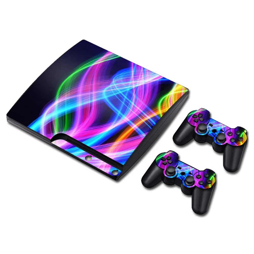 НОВЫЙ Наклейка на весь корпус кожи Стикеры для Игровые приставки PS3 SLIM