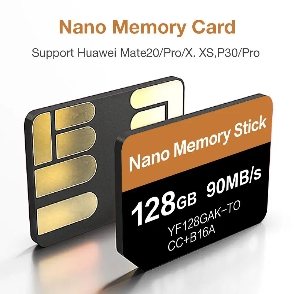 Новейшая карта памяти NM 2020 чтение 90 МБ/с. 128 ГБ нано подходит для Huawei Mate20 Pro X P30 Mate30