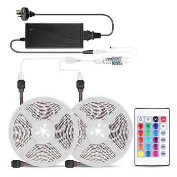 

10m Practical SMD 5050 RGB LED Strip Light Multi-functional Durable Classic Waterproof WiFi Controller DC 12V Tape Lamp
