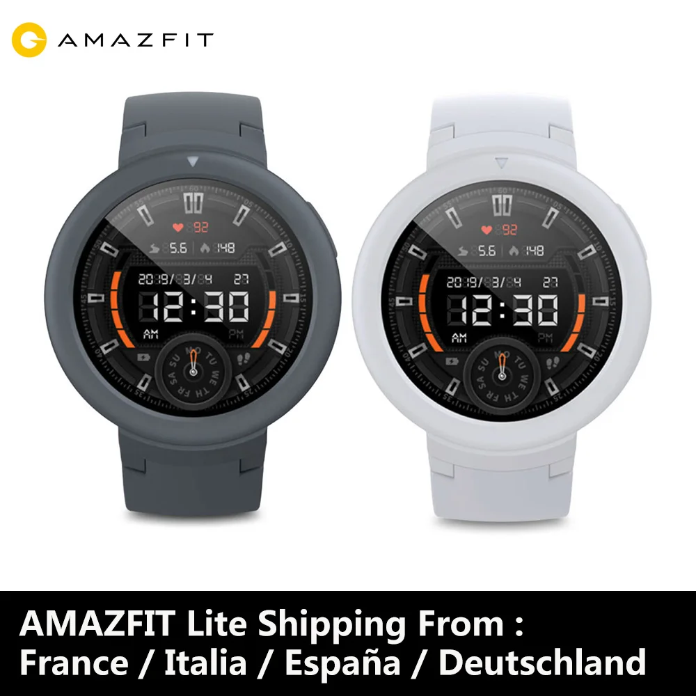 

Global Version Huami AMAZFIT Verge Lite Smart watch GPS Smart Watch IP68 AMOLED Screen heart rate Smartwatch Sports waterproof