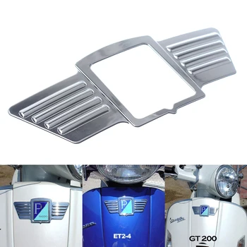 

for Piaggio Vespa ET2 50 ET4 150 GT200 GTS250ie Front panel logo patch models 3D plastic alloy sticker Nameplate Trim Case