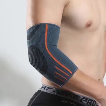 

Unisex Elbow Brace Compression Support Elastic Sleeve Arm Protector for Basketball Sport Workout Tendonitis Pain Relief