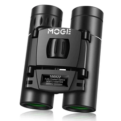 Micro télescope HD professionnel 100x22 distance 30000m pour camping,jumelles téléphoniques à fort grossissement BAK4 et de vision nocturne, 