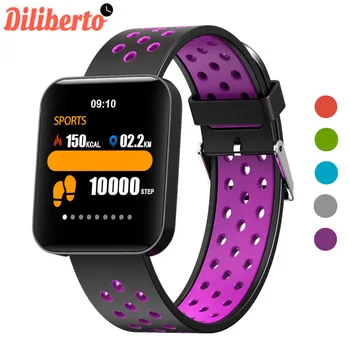 

Diliberto S88 Mens Smart Watch Android IOS Sports Smartwatch Women Wristband Blood Pressure Heart Rate Monitor Fitness Tracker
