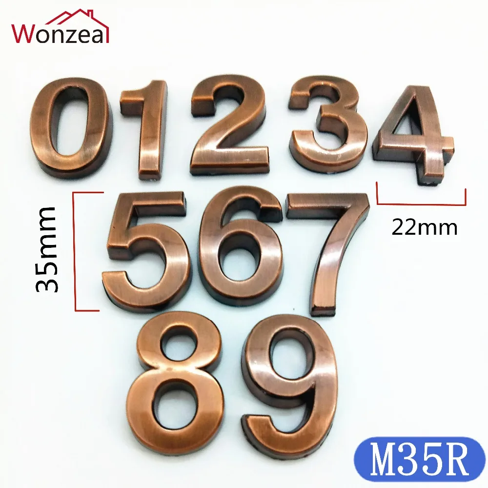 M35R红古塑料门牌=全家福+白底+三角形