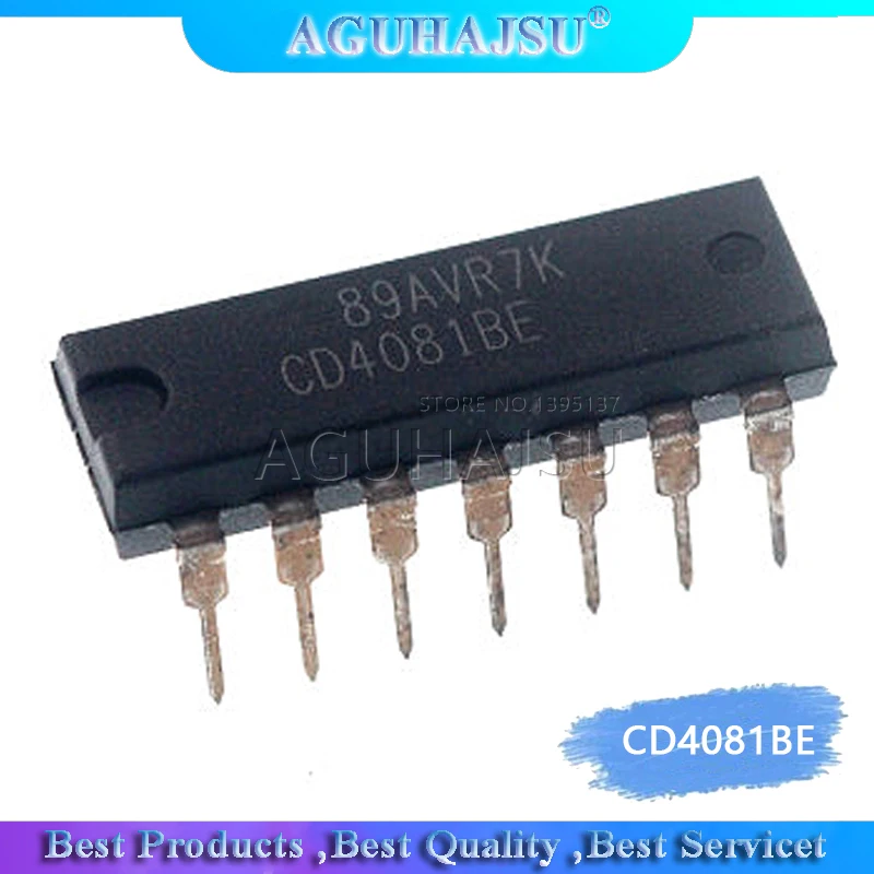 10 шт. CD4081BE DIP14 CD4081 DIP 4081 4081BE DIP-14 Новый и оригинальный IC | Электронные компоненты