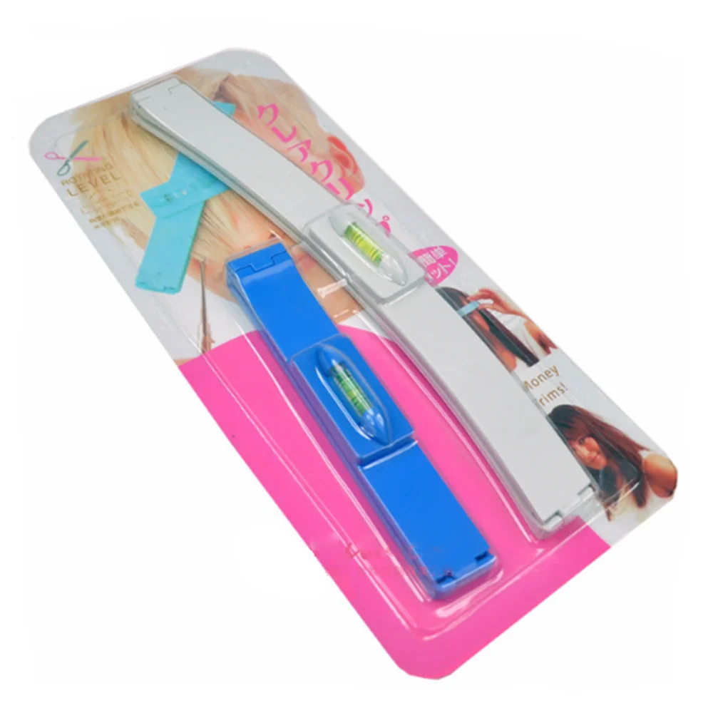 Recortador de flequillo profesional, artefacto con regla para cola de pelo, herramientas de bricolaje, corte de pelo, poda, flequillo, tijeras para cortar cabello de peluquería