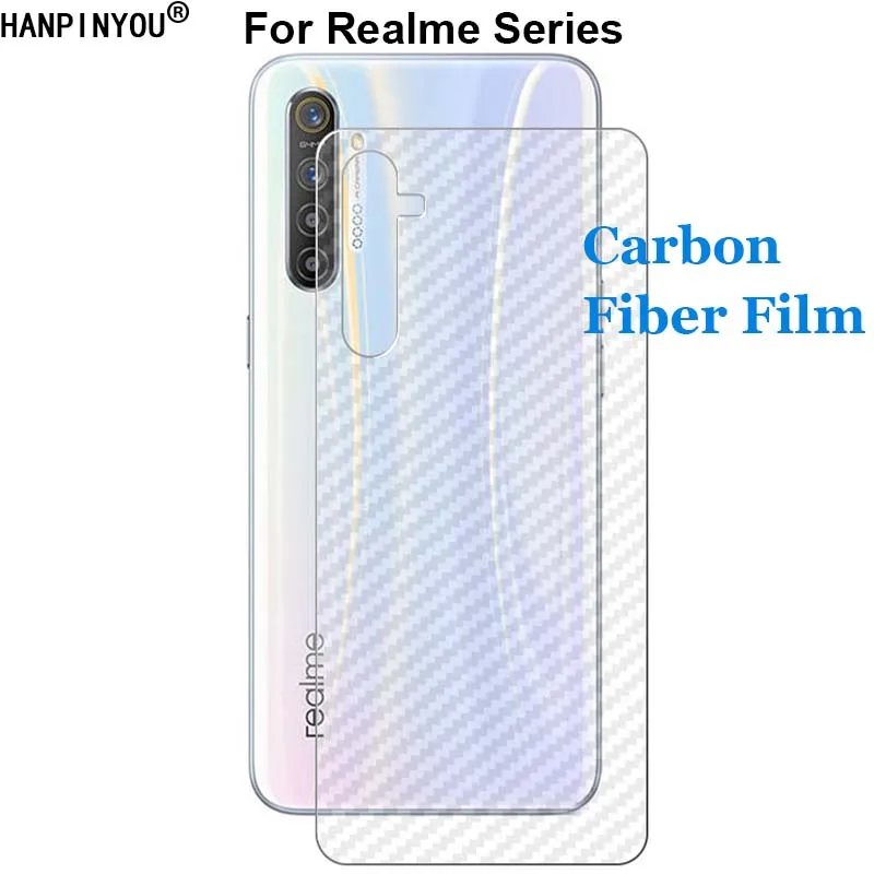 

For Realme XT X2 X50 X2 C3 C3s 2020 C2 5 5s 5i 3 3i 2 Pro X Lite 5G 3D Anti-fingerprint Carbon Fiber Back Film Screen Protector