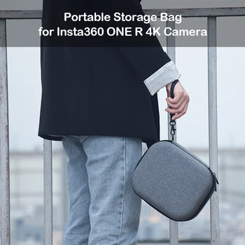 

Portable Storage Carrying Case for Insta360 ONE R Camera USB Cable Tripod