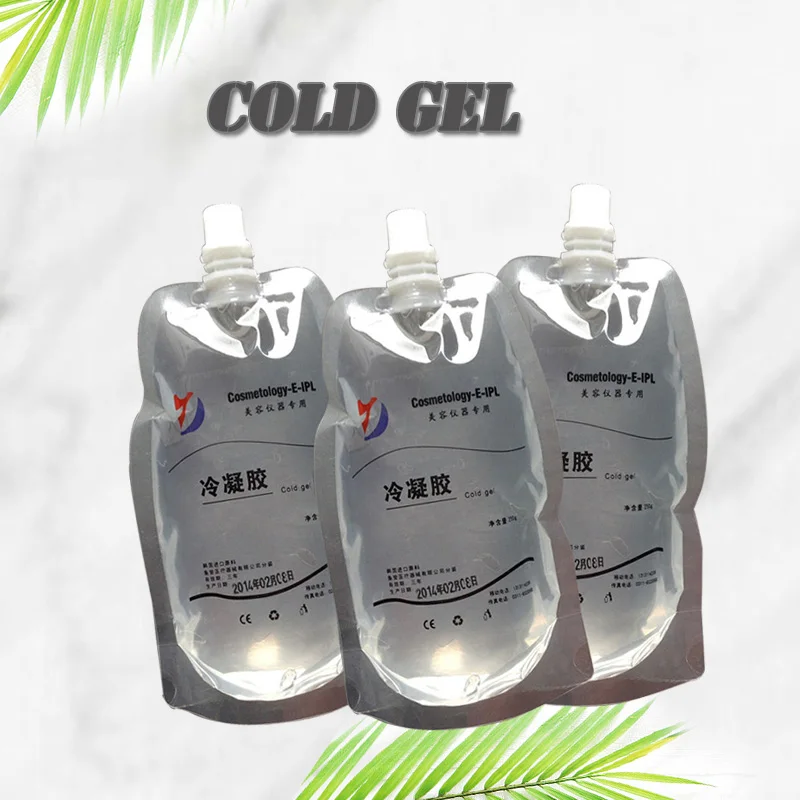

Elight IPL Laser Cold Gel Skin Rejuvenation HIFU RF Cavitation Slimming Gel For All Beauty Machines 250ML 3pcs/Lot CE
