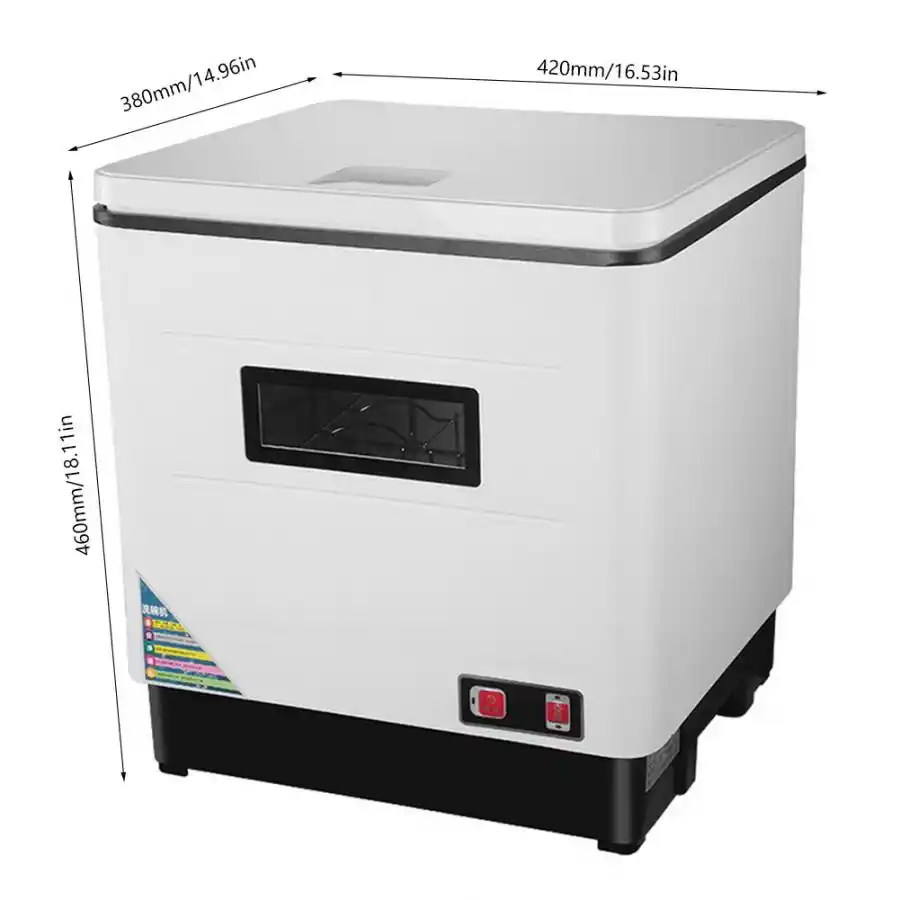 110v Us Automatic Countertop Dishwasher Portable Mini Dish Washer