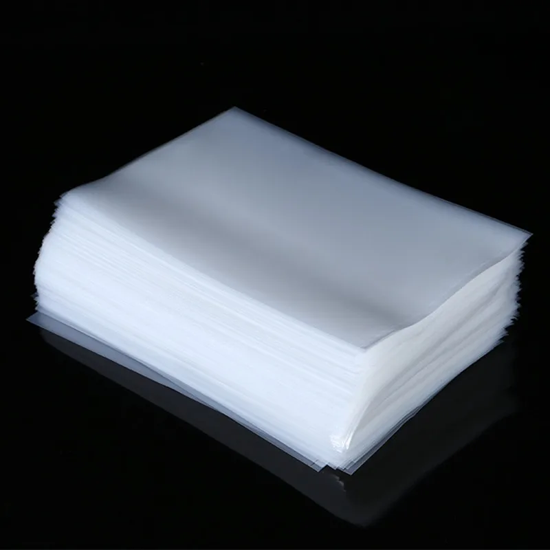 500Pcs Food Grade Clear PE Flat Bags - Waterproof Poly Plastic Lining Pack Pouch Towel Household Package Heat Seal Toys Pack-bag 3