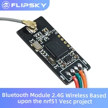 Беспроводной модуль Bluetooth 2,4G для электрического скейтборда на основе nrf51_vesc project Flipsky