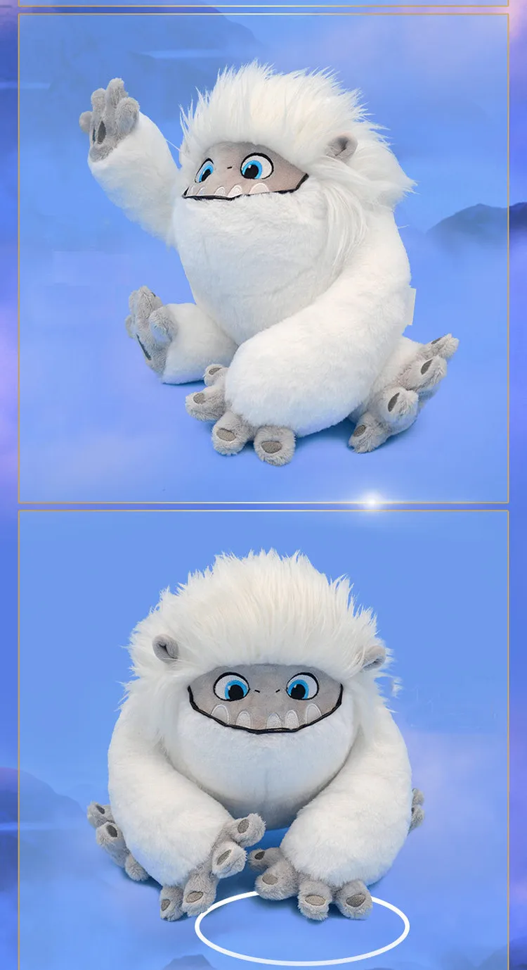 Авторизованные Movice Abominable плюшевые игрушки Мягкий снеговик куклы мультфильм фигура Мягкие плюшевые игрушки для девочек мальчиков подарок