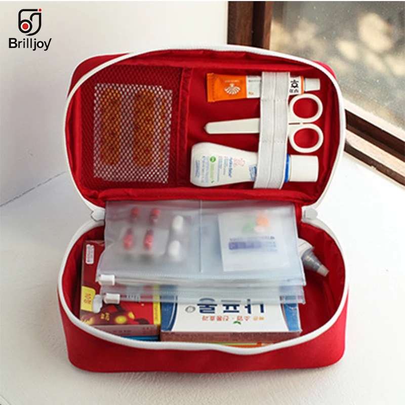Brilljoy дорожный портативный Medipak аптечка упаковка для лекарств Сортировка домашнее путешествие хранение сумки сумка-Органайзер