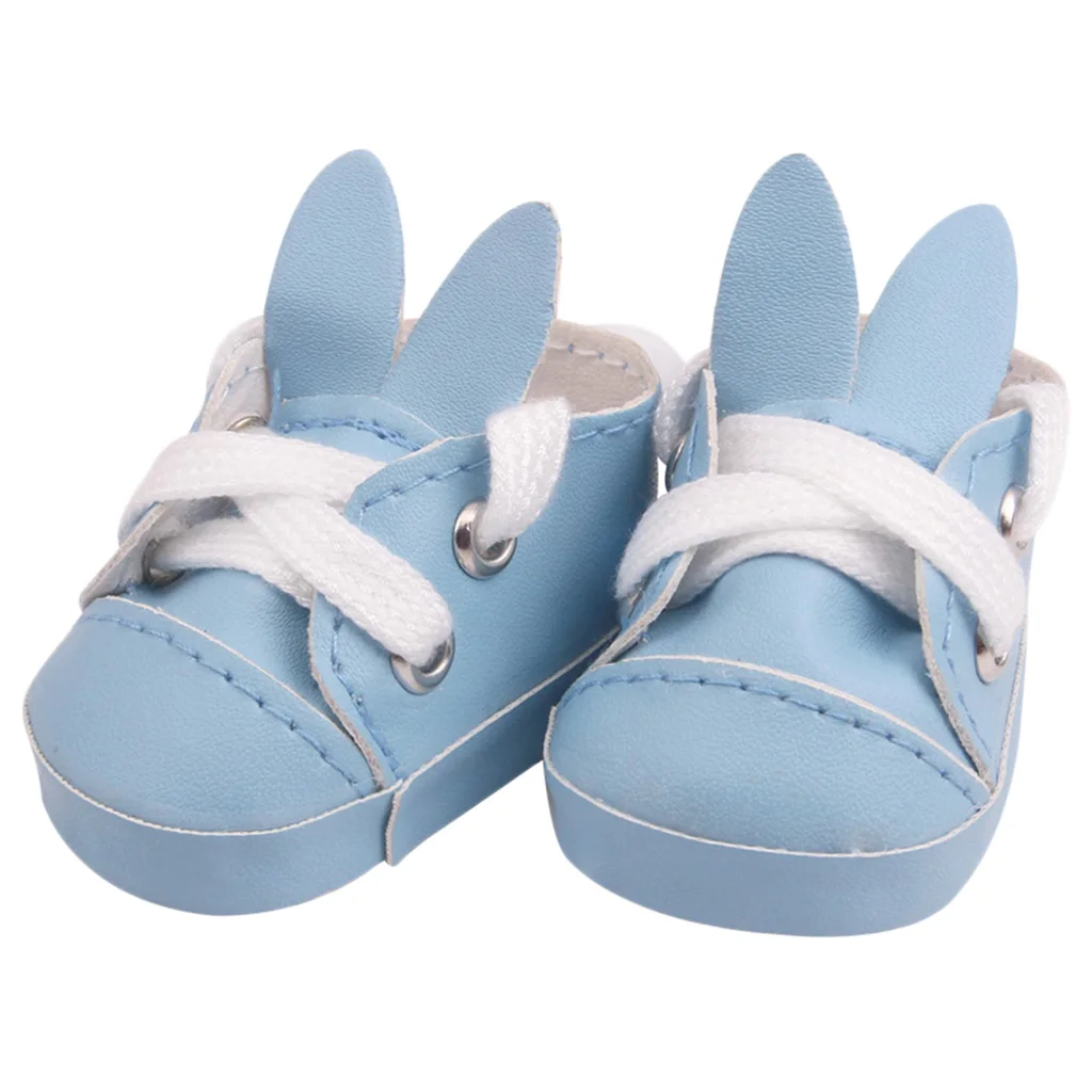 3 Paar Sneaker Schuhe für Mellchan Baby 14,5 "Mädchen Baby Doll Stoff Zubehör 