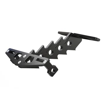 

1pc License Plate Holder Durable Practical Fishbone Shape Sturdy Rear License Plate Mount License Plate Frame for Motorcycle