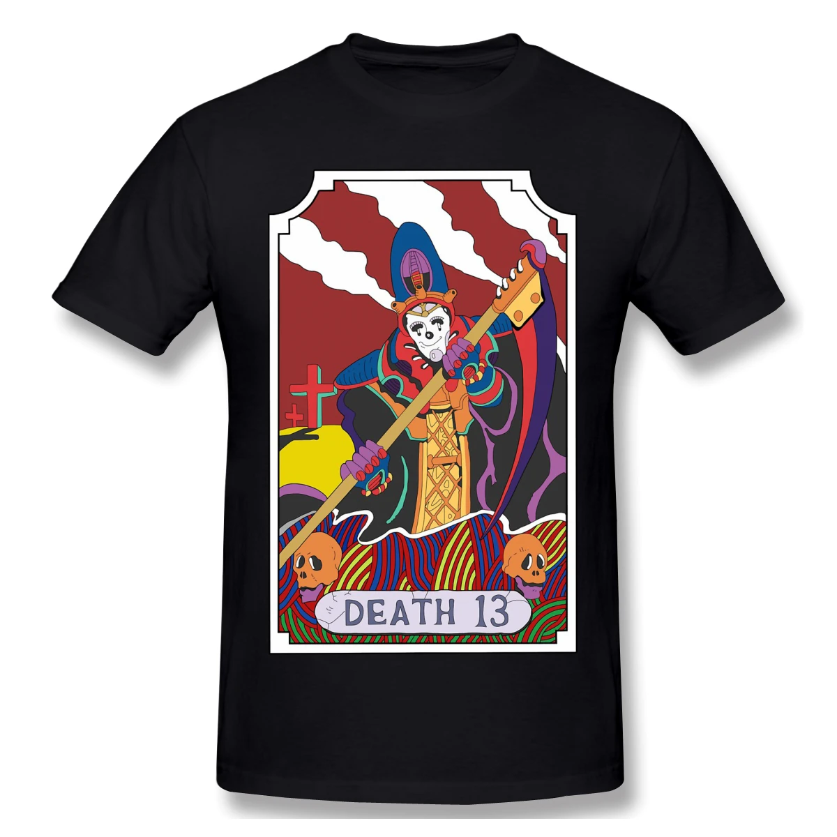 ジョジョの奇妙な冒険死 13 タロットカードプリント綿ユーモアtシャツジョジョの奇妙な冒険男性のファッションストリート Tシャツ Aliexpress