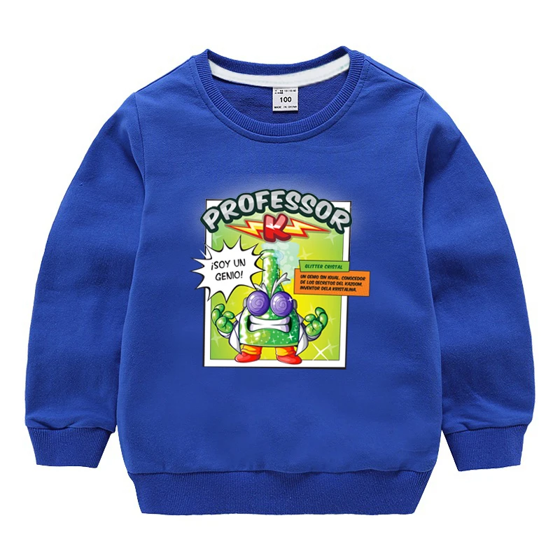 

2-10Y Costume Super Zings Clothes Girls Tops Long Sleeve Tshirt Kids Cartoon Hoodies Baby Boy Toddler Sweatshirts Toddler Tops