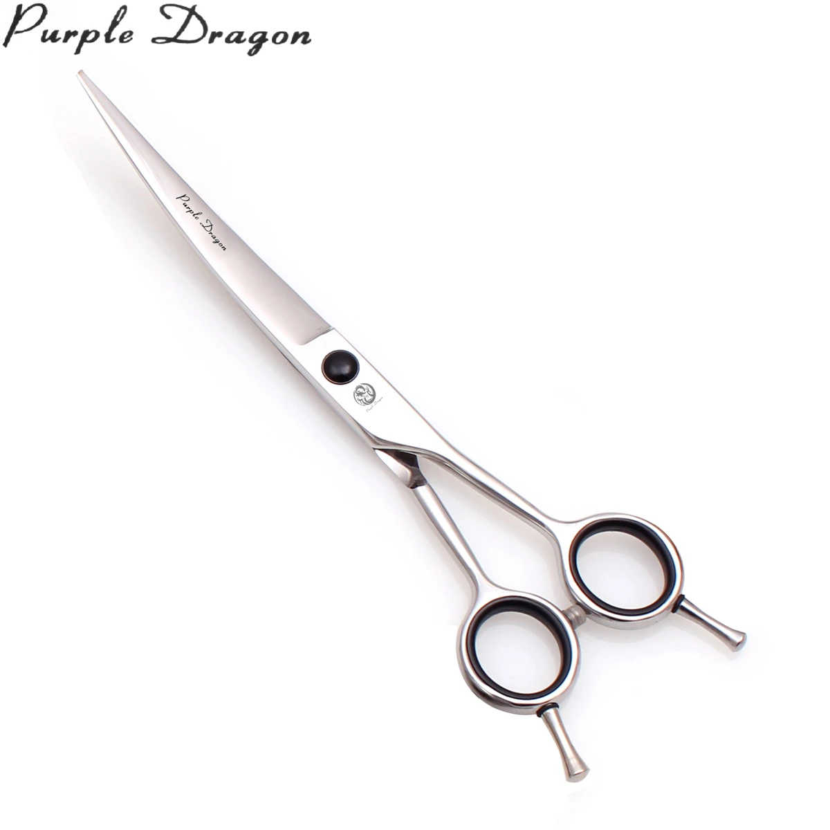 

Purple Dragon 5.5" 6" 7" 8" Japan Stainless Up Curved Shears Barber Hair Scissors Hairdressing Scissors Pet Hair Scissors 1028#