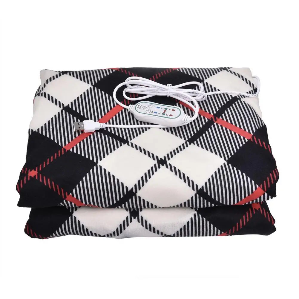 2 In 1 Shawl Flannel Throw Blanket - Image 3