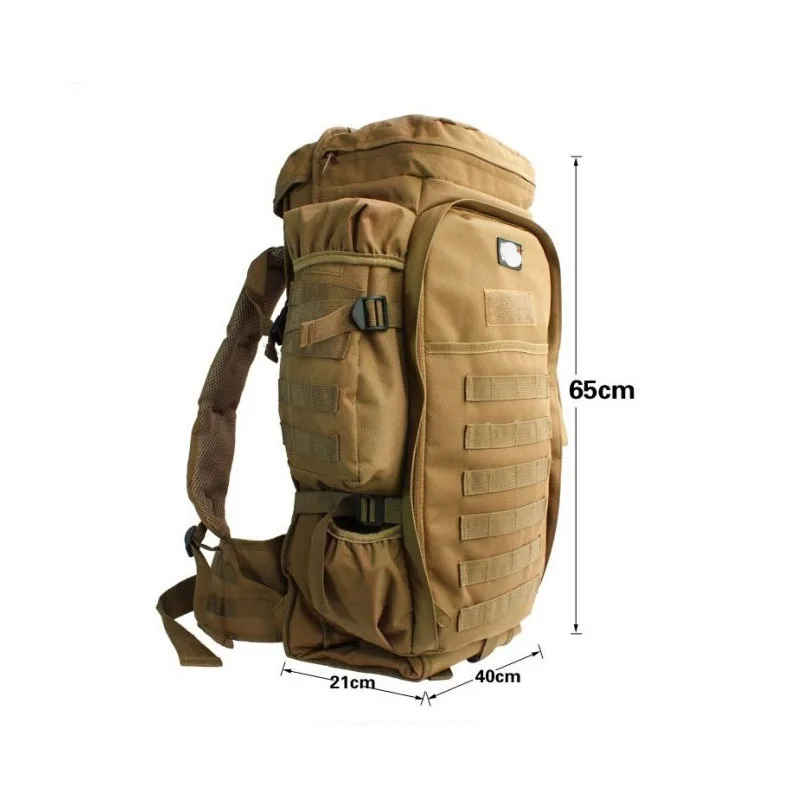 70L военный комбинированный рюкзак Винтовка Сумка охотничья тактическая походная альпинистская походная сумка рюкзак Штурмовой Рюкзак