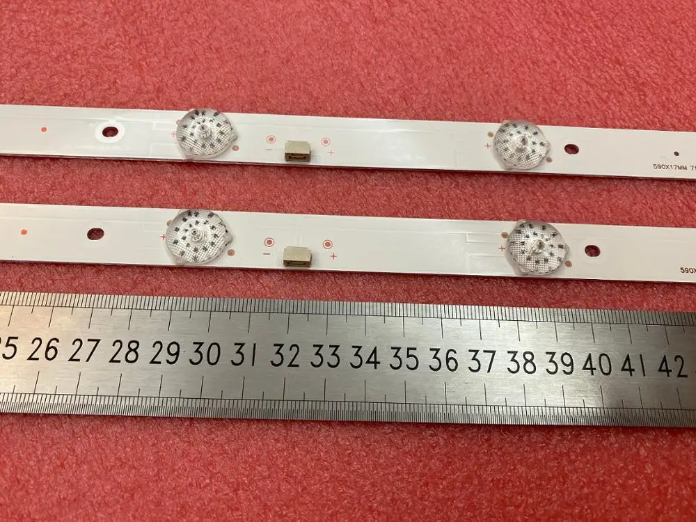 New 2 PCS 7LED 590mm LED Backlight stirp for 32&quot TV LD32U3100 32EU300 LE32B510 CRH-F32PL3030020756P-REV1.6MR | Лампы и освещение