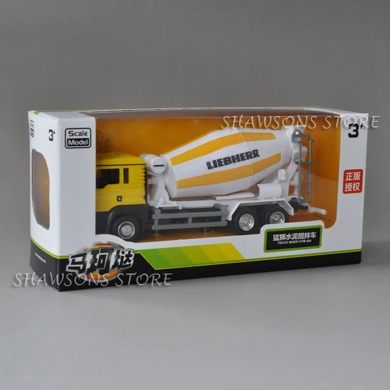 1: 64 литая под давлением игрушка, модель автомобиля Man бетономешалка грузовик H904 модель Реплика