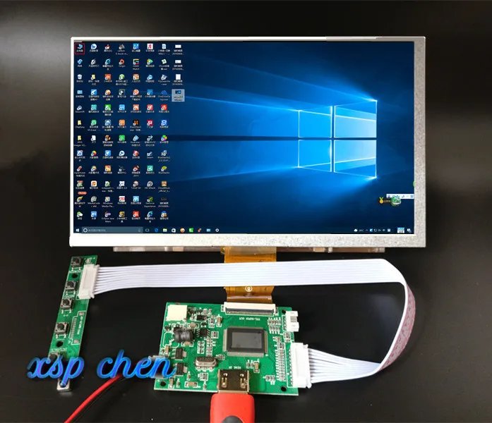 

9 inch 1024*600 Screen Display LCD TFT Monitor with Remote Driver Control Board HDMI for Lattepanda,Raspberry Pi Banana Pi