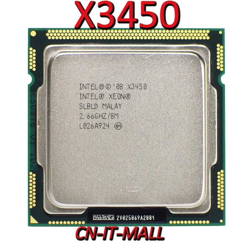 Процессор Xeon X3450 2 66 ГГц 8 Мб 4 ядра потоков LGA1156 | Компьютеры и офис