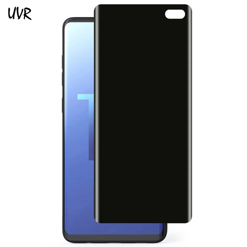 

100PCS Anti Spy Tempered Glass Screen Protector for Samsung Galaxy S10 Note 10 Plus S10E S10Plus Full Cover Privacy 3D Glass