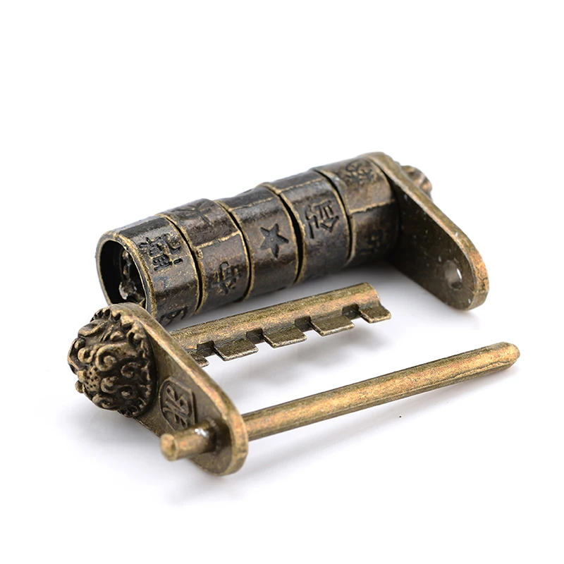 Aleación из цинка estilo Чино antiguo бронзы combinación contraseña cerradura коробка de joyería candado Ретро candado decorativo