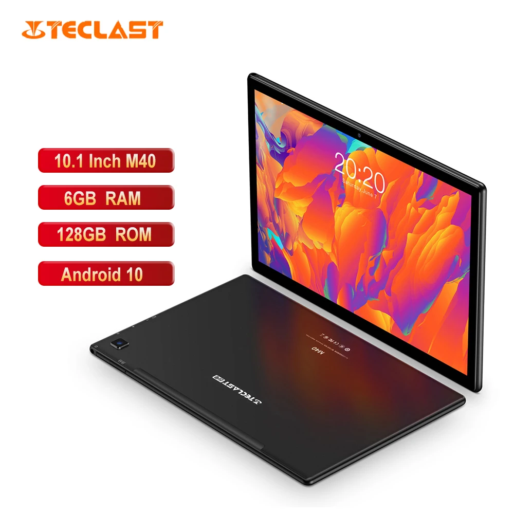 Teclast-Tableta M40 Full HD de 10,1 pulgadas, UNISOC T618, ocho núcleos, pantalla IPS de 1920x1200, 4G, LTE, 6GB RAM 128GB ROM, Android 10
