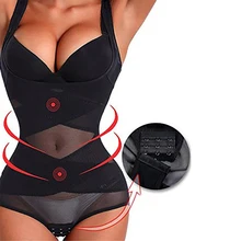 

M-4XL Spring New Trendy Waist Trainer Slimming Corset Women's Large Size Tunics Tummy Control Body Top Tight Shapewear Bodysuit