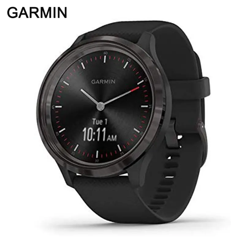 Garmin move 3, гибридные Смарт-часы с реальными часами и скрытым сенсорным дисплеем, монитор сердечного ритма, женские Смарт-часы для мужчин