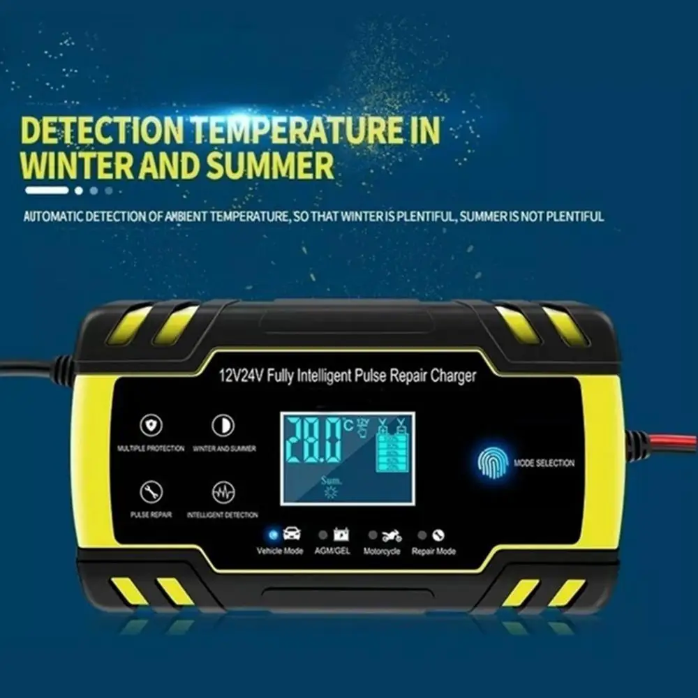 Koop Multi Functioneel Lcd Batterij Oplader Intelligente Emergency Charger Auto Motorfiets Starten Apparaat Power Bank Sprong Starte