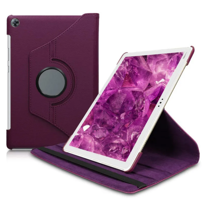 360 Rotating Case Cover for Huawei MediaPad M5 lite 10 BAH2-W19/W09 DL-AL09 PU Leather 10.1 Tablet | Компьютеры и офис