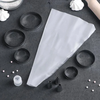 

Confectionery set "Lorien", 10 items: baking dish 5 pcs "Circle", 3 attachments, adapter, bag