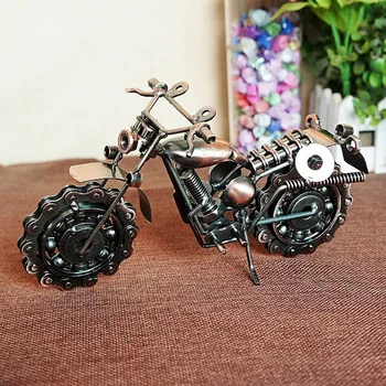 

Decorations For Home Motorcycle Model For Home Interior Miniature Figurines Handmade Model Room Decoration Decoracion Hogar