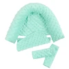 Baby Car Safety Soft Sleeping Head Support Pillow with Matching Seat Belt Strap Covers Baby Carseat Neck Protection Headrest 3