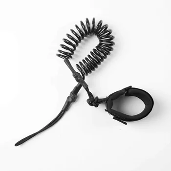 

Elastic Coiled Ankle Stand Up TPU For Paddle Board Water Sports Leg Stretchable Raft Surfing Spring Leash Foot Rope Traction