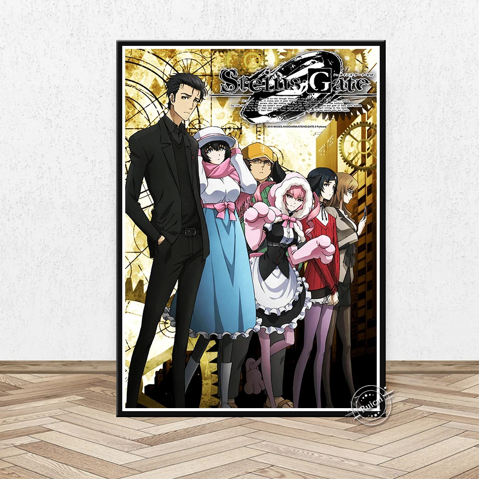 Steins Gate Game Anime Poster Canvas Prints Wall Art Picture For Living Room Home Decor Gift Painting Calligraphy Aliexpress Steins Gate Game Anime Poster Canvas Prints Wall Art Picture For Living Room Home Decor Gift Painting Calligraphy Aliexpress